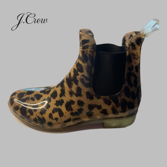 J.CREW RAIN BOOTIES CHELSEA SZ 6 Waterproof - Picture 4 of 13